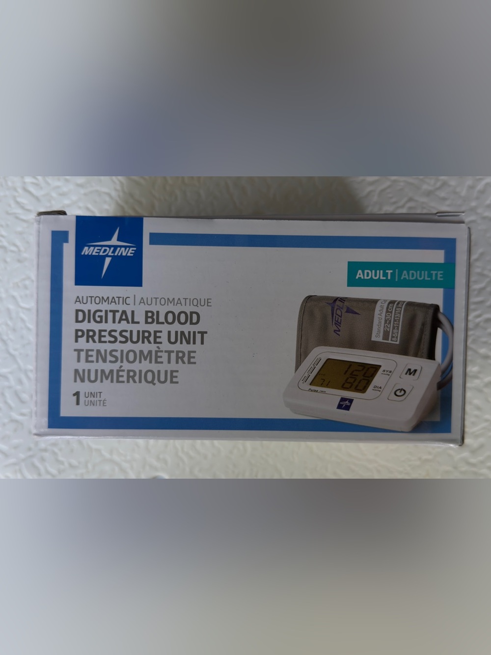 Medline Automatic Digital Blood Pressure Monitor Adult New Sealed New